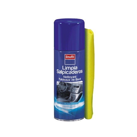 Limpia Salpicaderos Krafft 520Ml + Bayeta